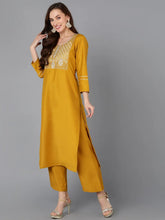 Women Silk Blend Yoke Design Kurta-PKSKD1827